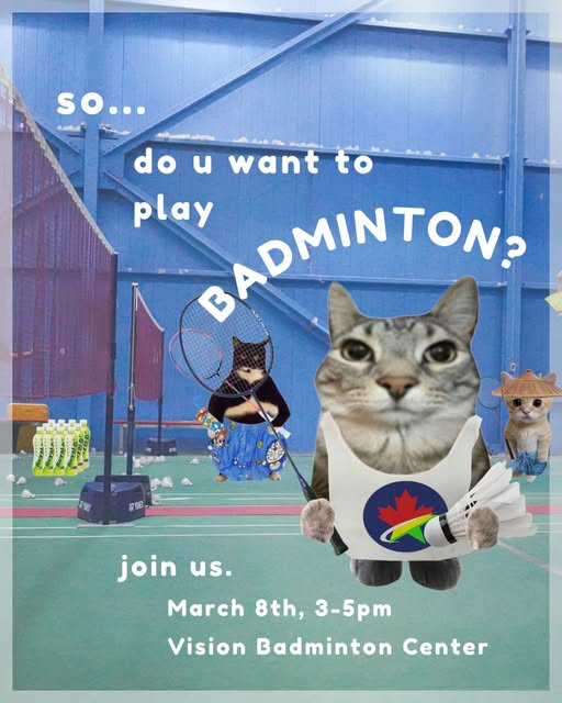 Badminton Social — Mar 8, 2026, Vision Badminton Centre